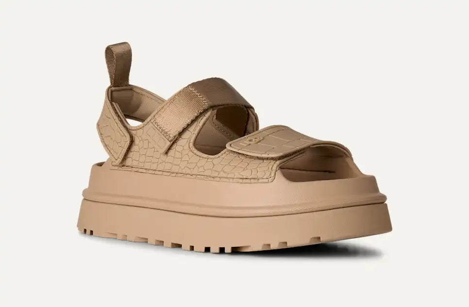 UGG Women's GoldenGlow Embossed Sandal