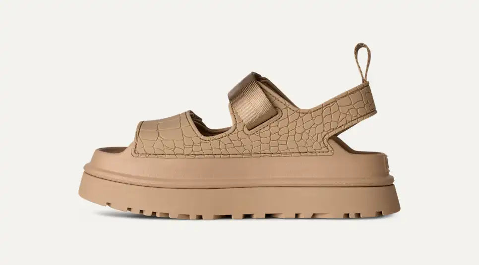 UGG Women's GoldenGlow Embossed Sandal