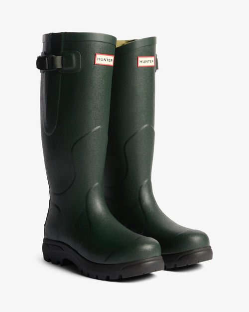 Hunter Unisex dark olive balmoral mkii side adjustable wellington boot