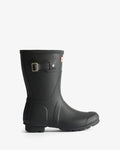 Hunter Women's tartan lining short wellington boot