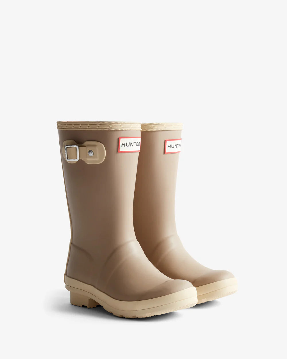 Hunter Original big kids (5-11 years) beige wellington boot