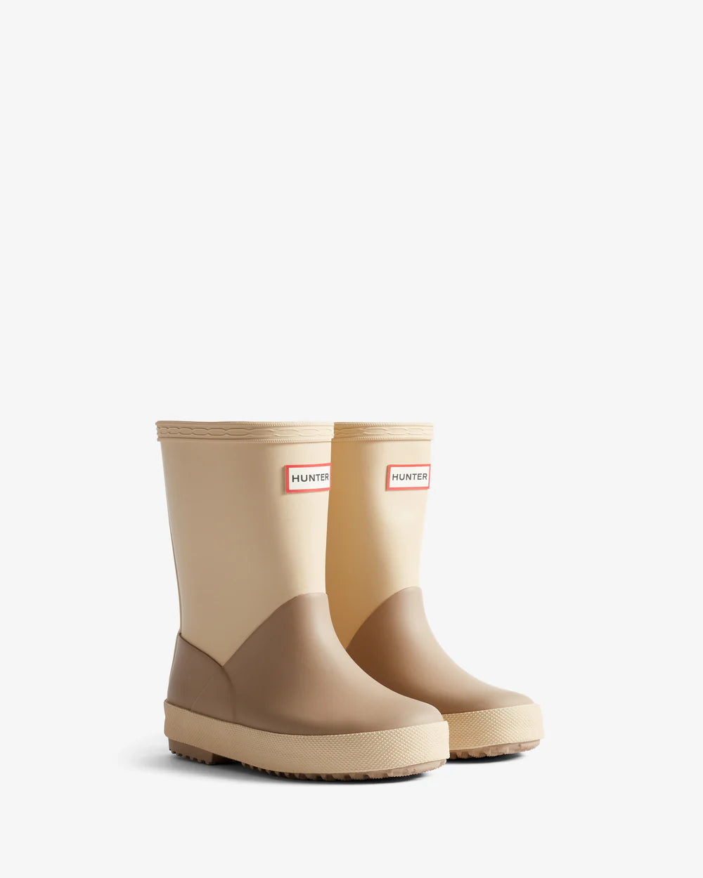 Hunter Original kids first (18 months-8 years) beige wellington boot