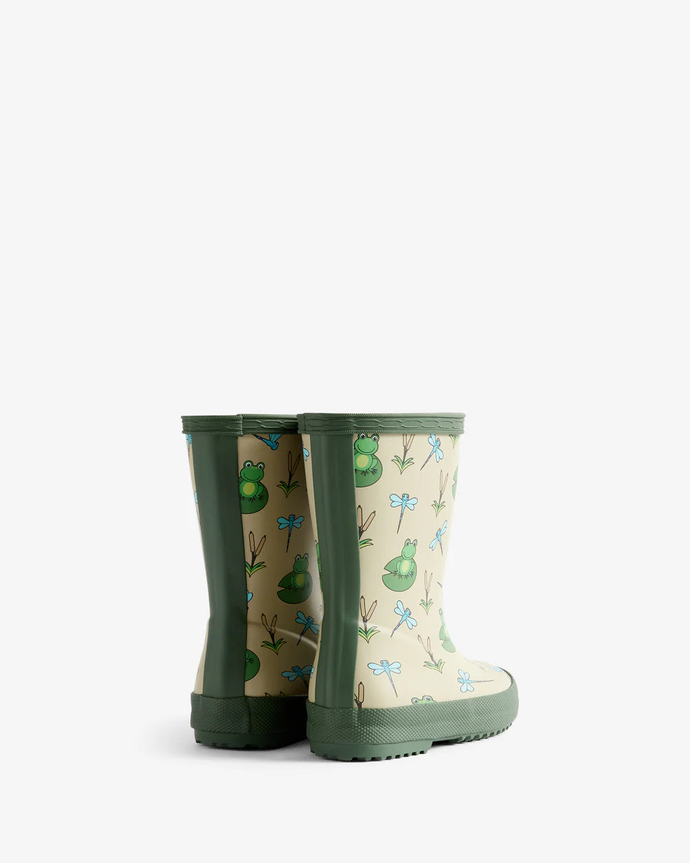 Hunter Original kids first (18 months-8 years) lily pad print wellington boot