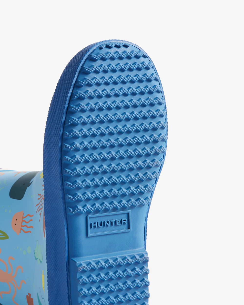 Hunter Original kids first (18 months-8 years) ocean print wellington boot