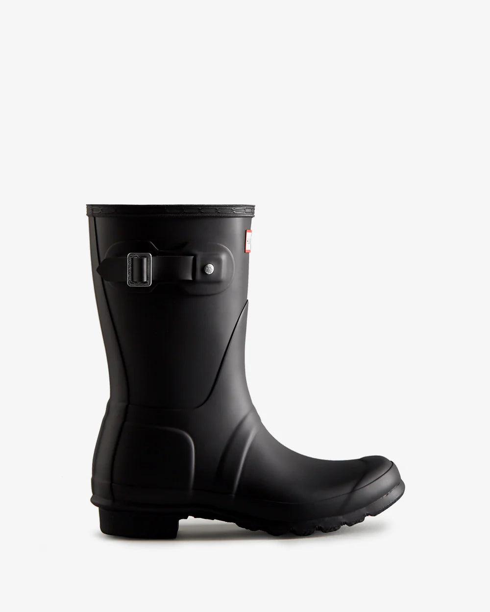 Hunter Women's black original short wellington boot