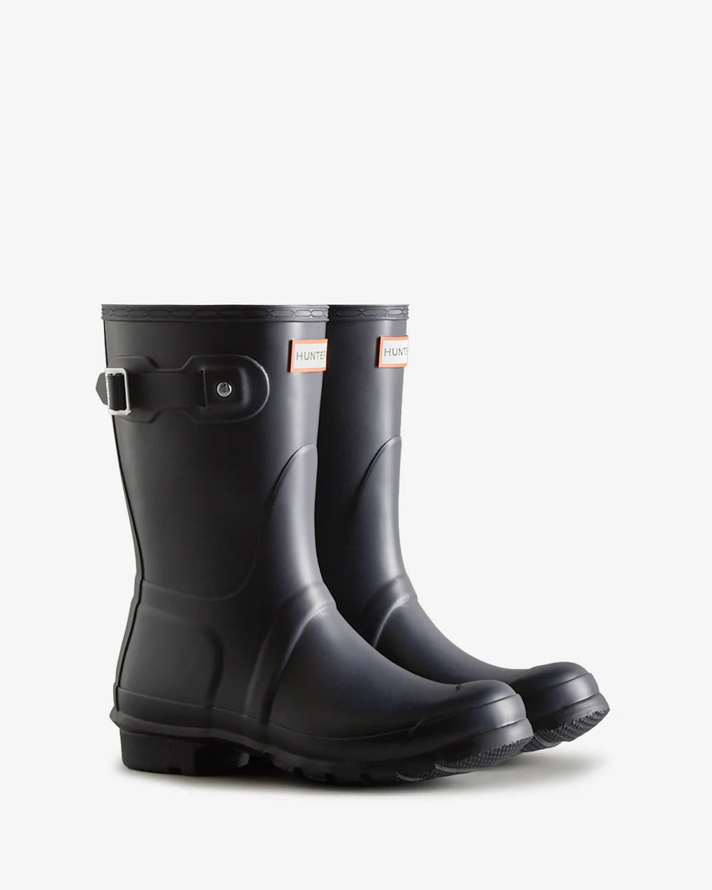 Hunter Women's navy original short wellington boot