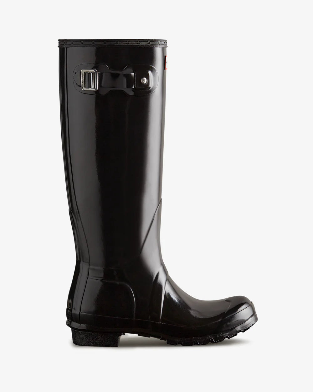 Hunter Women's black original tall gloss wellington boot