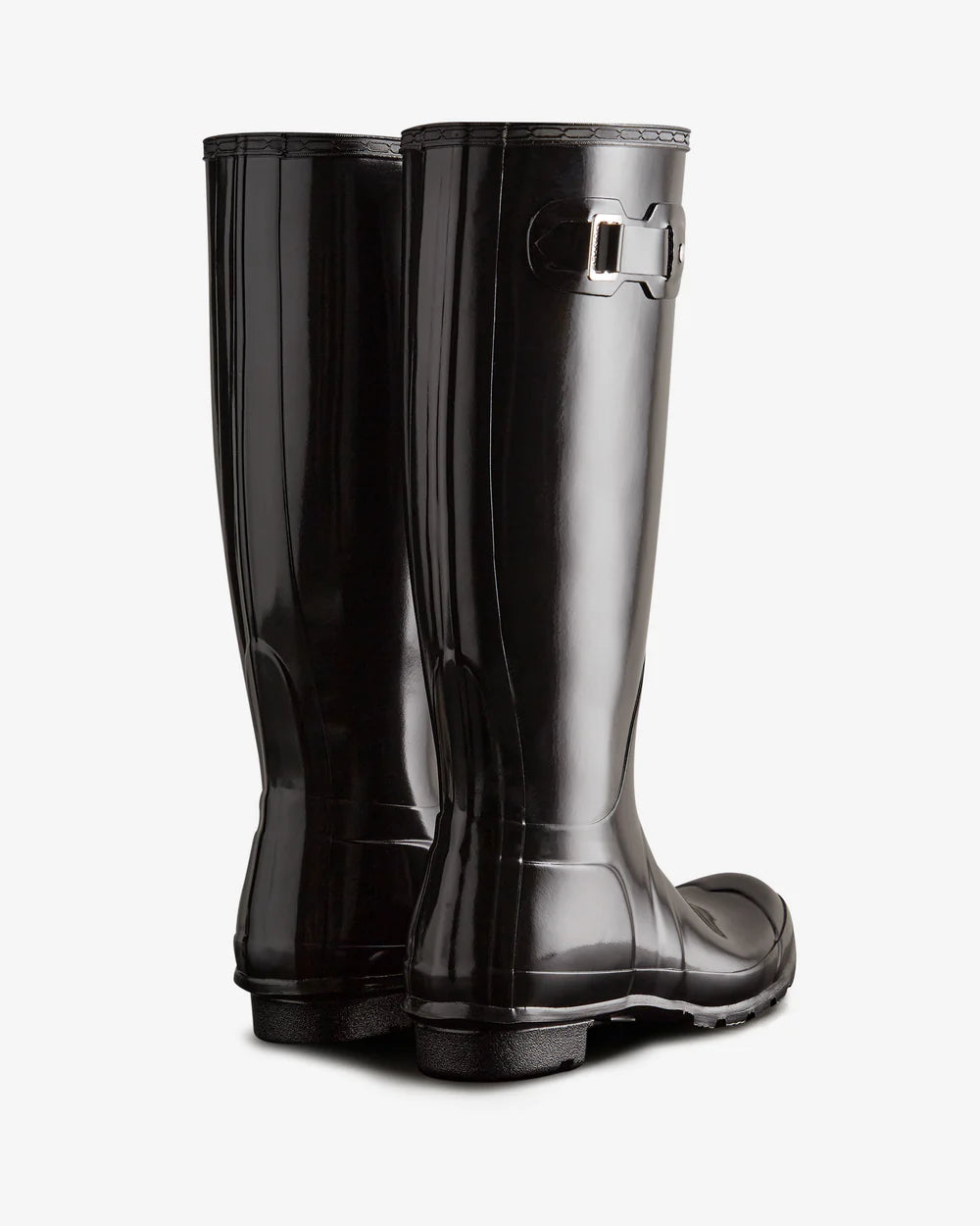 Hunter Women's black original tall gloss wellington boot