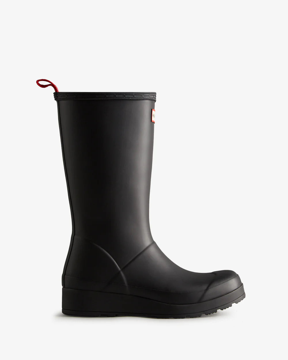 Hunter Women's black play tall wellington boot