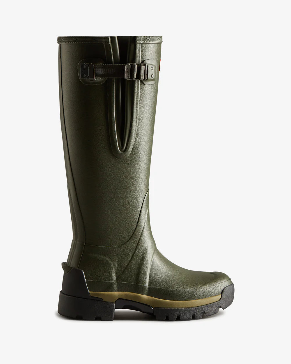 Hunter Women's dark olive balmoral adjustable 3mm neoprene wellington boot