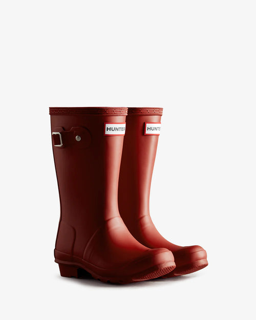 Hunter Original big kids (5-11 years) military red wellington boot