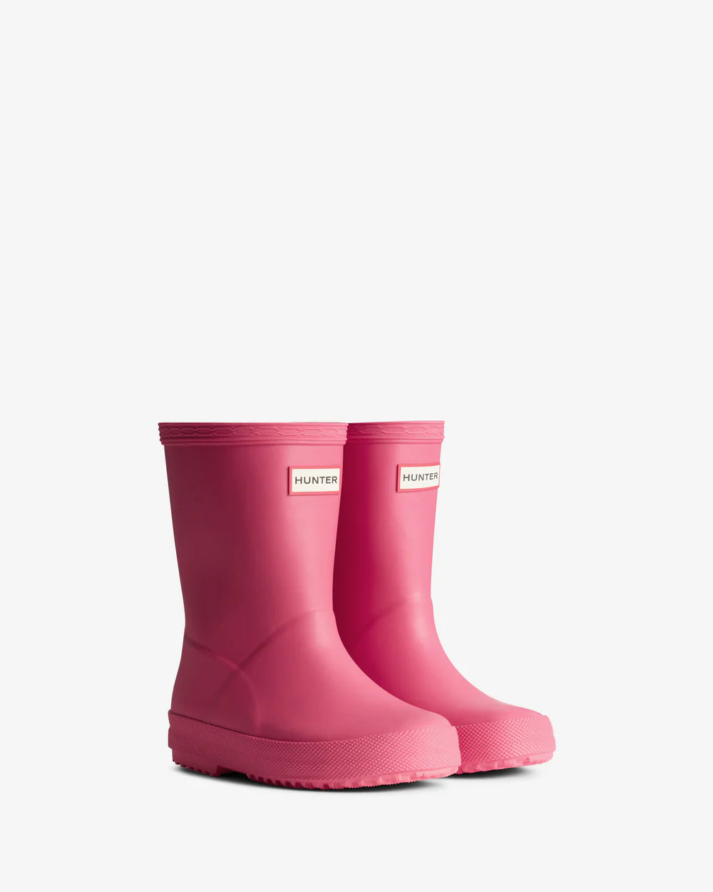 Hunter Original kids first (18 months-8 years) bright pink wellington boot