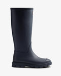 Hunter Unisex navy downpour tall wellington boot