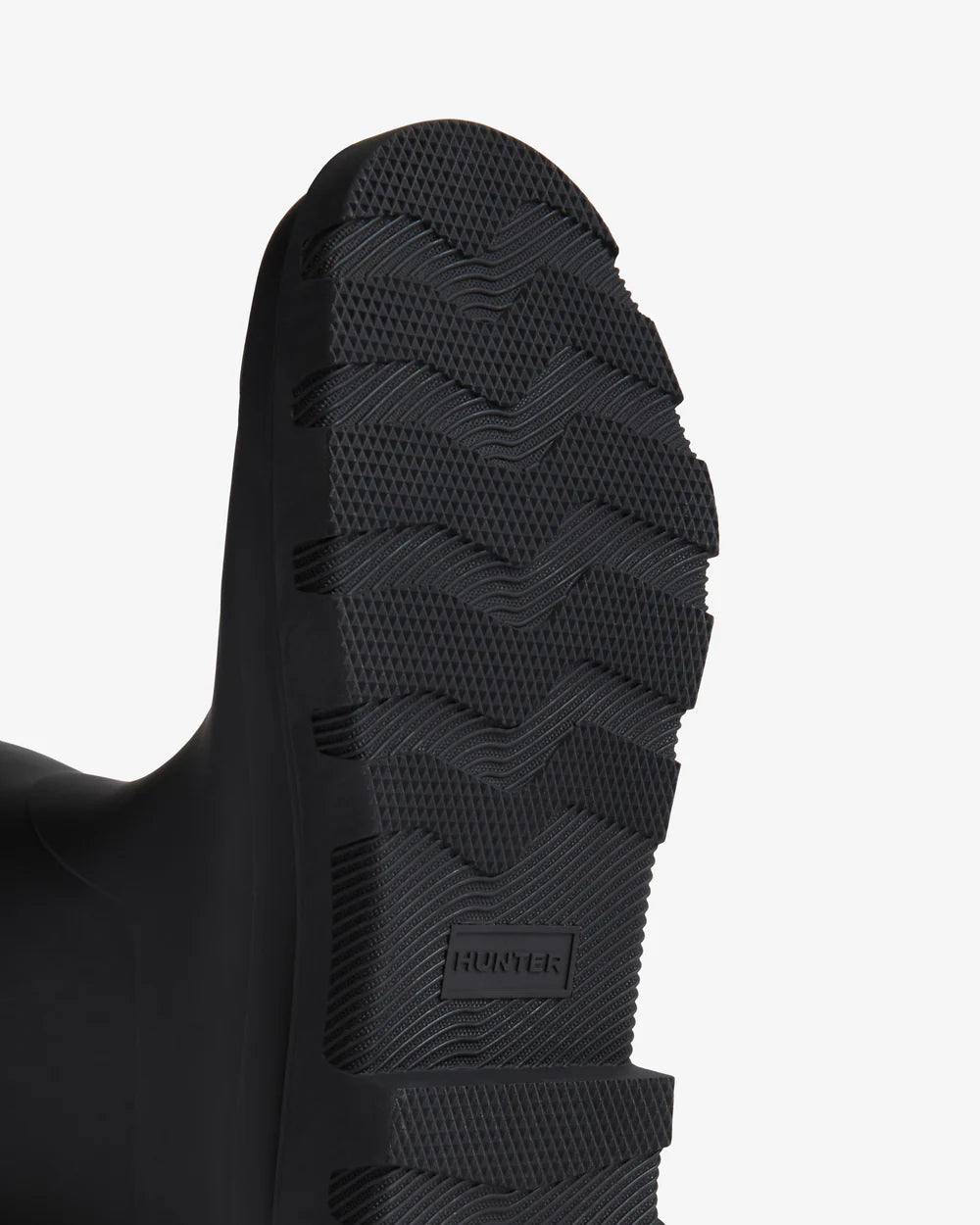 Hunter Unisex black downpour tall wellington boot