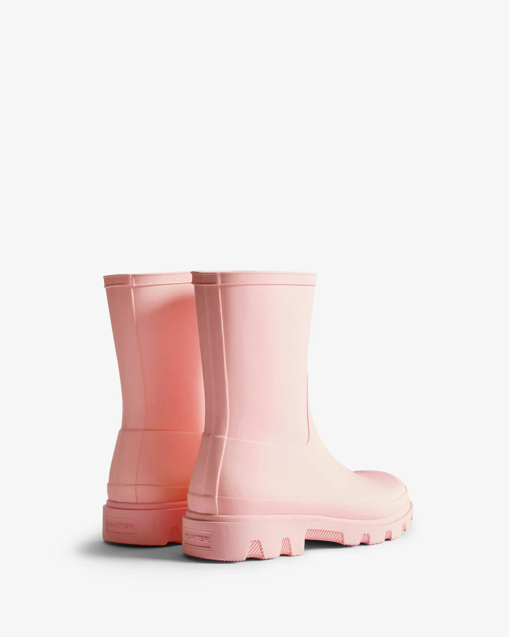 Women's parfait pink downpour short wellington boot
