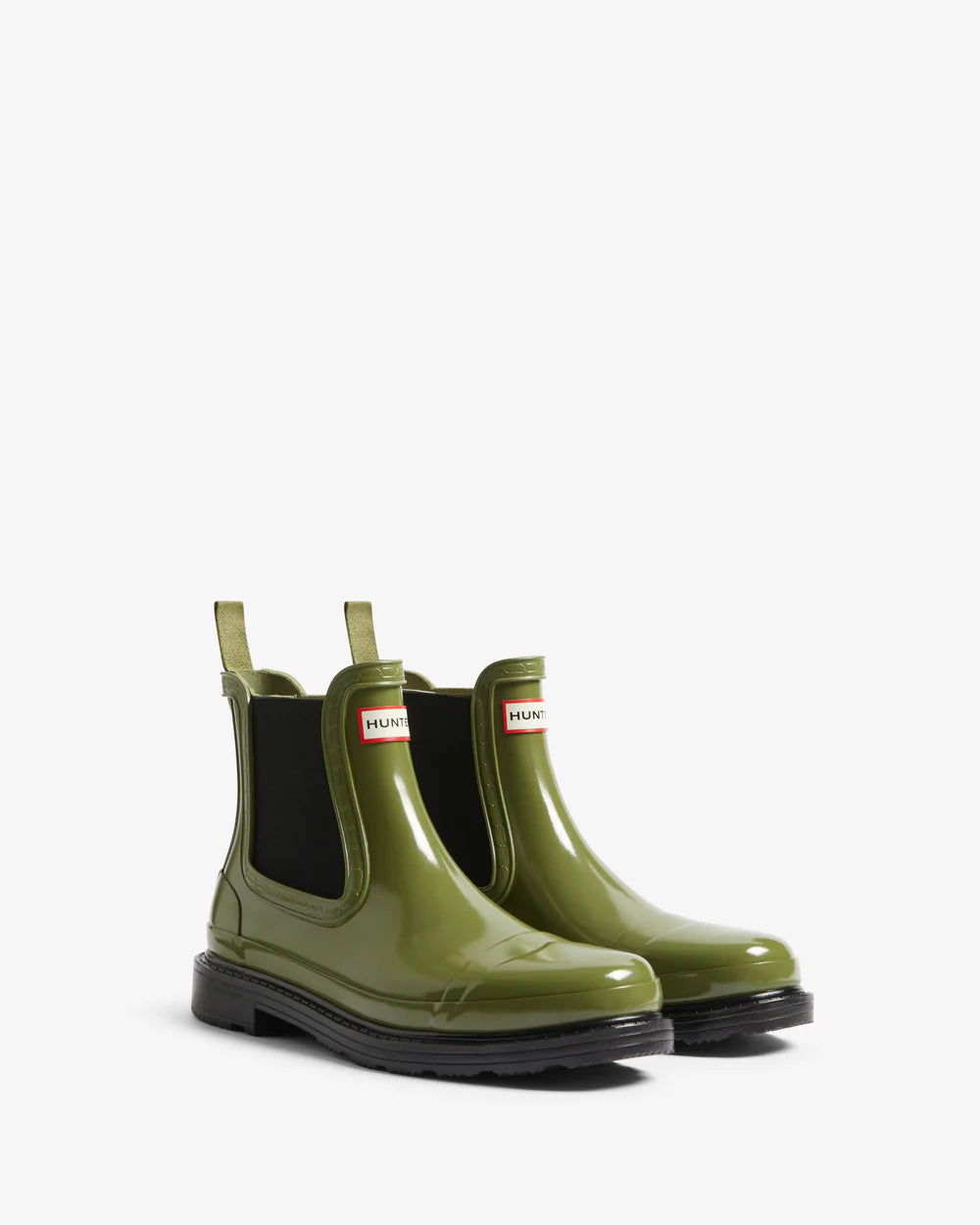 Hunter Women's lizard commando chelsea gloss boot