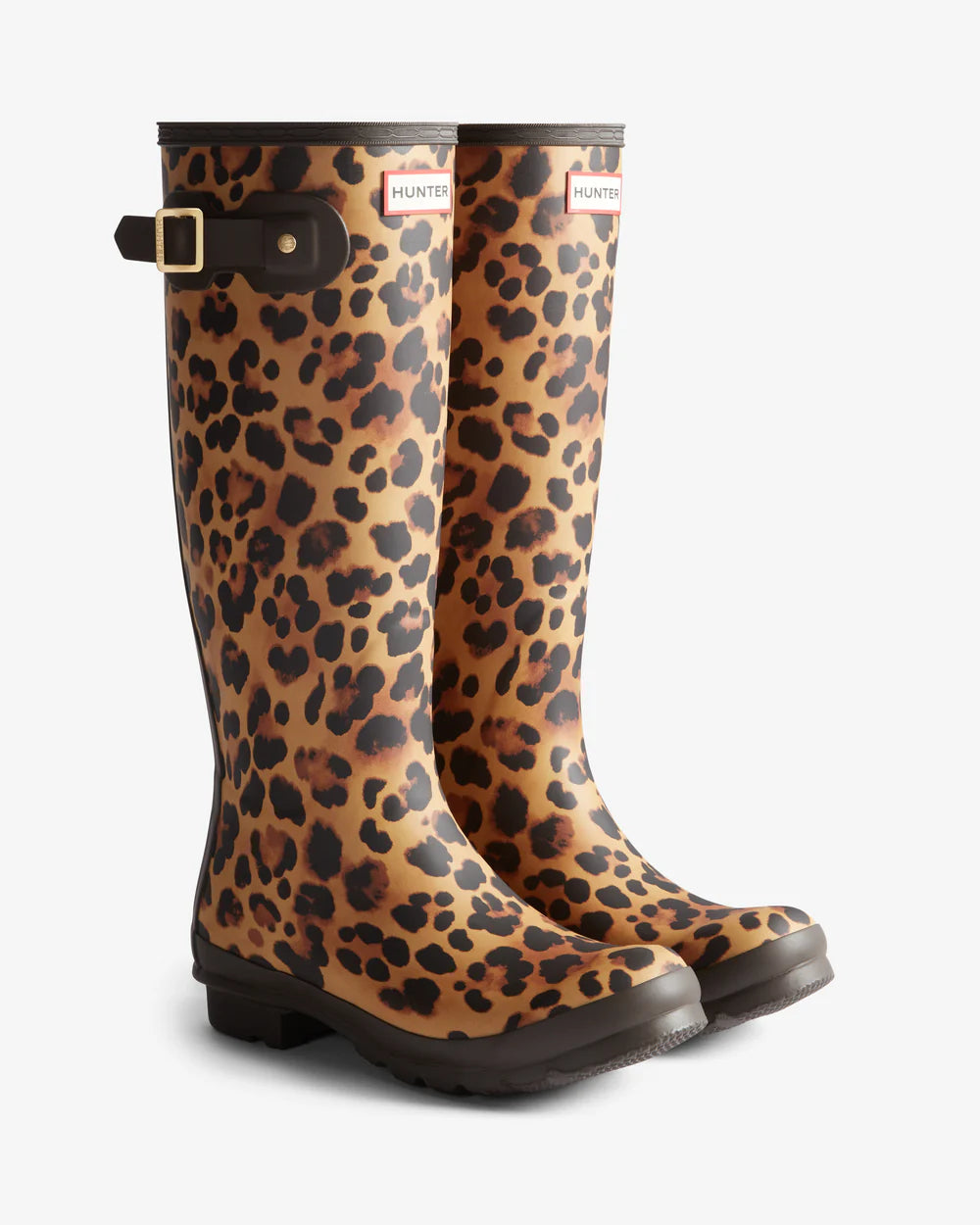 Hunter Women's original tall leopard print boot