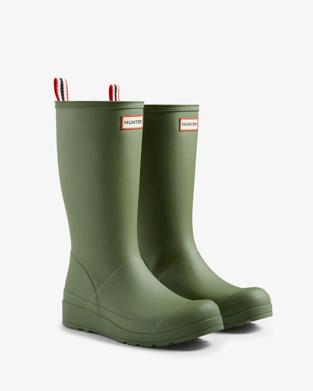 Hunter Women's lichen green play tall wellington boot